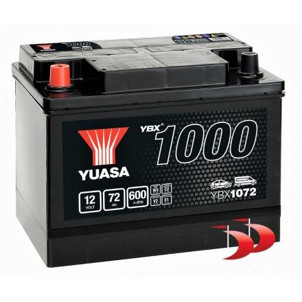 Akmumuliatoriai Yuasa Ybx1000 YBX1072 72 AH 600 EN