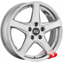 MSW 5X112 R17 6,5 ET49 78 (MAX Load: 580 KG) Made IN Italy Full Silver NEW S