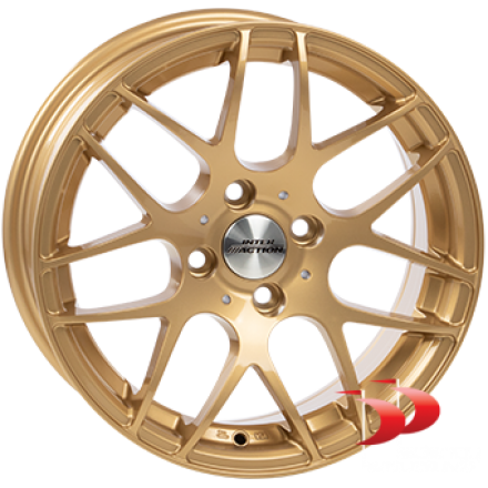 Ratlankiai Inter Action 4X100 R15 7,0 ET38 Sport Gold